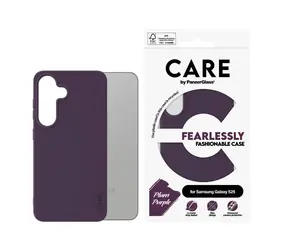 PanzerGlass CARE kryt Samsung Galaxy S25 Fearlessly fialový (Plum Purple)
