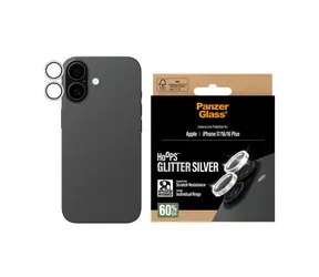PanzerGlass Hoops Apple iPhone 17/16/16 Plus třpytivě stříbrné