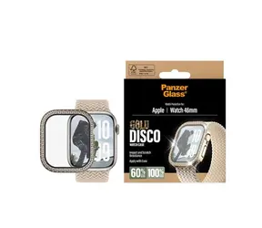 PanzerGlass Apple Watch 11/10 46 mm zlatý kryt s ochranným sklem