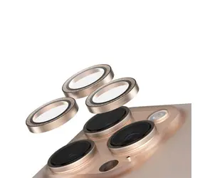 PanzerGlass SAFE Camera Apple iPhone 16 Pro/15 Pro/16 Pro Max/15 Pro Max třpytivě zlaté Hoops