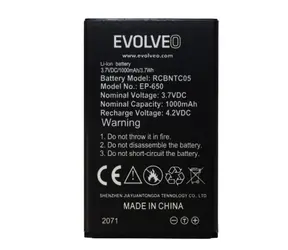 EVOLVEO originální baterie pro EasyPhone XG EP-650 /  1000 mAh