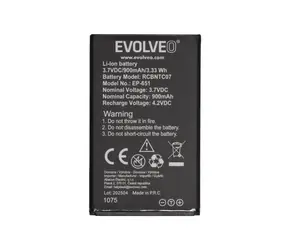 EVOLVEO originální baterie pro EasyPhone XG EP-650 / 900 mAh
