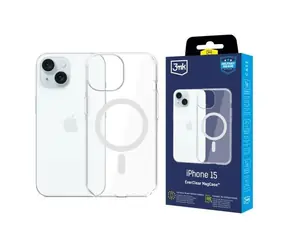 3mk EverClear MagCase zadní kryt pro Apple iPhone 15