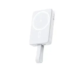 Romoss WMS10 10000mAh bílá / Powerbanka / 20W / MagSafe / USB-C + USB-C & Lightning kabel