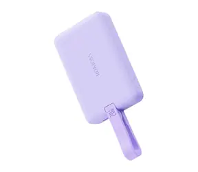 Romoss WMS10 10000mAh fialová / Powerbanka / 20W / MagSafe / USB-C + USB-C & Lightning kabel