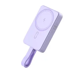 Romoss WMS10 10000mAh fialová / Powerbanka / 30W / USB-C + Lightning + kabel