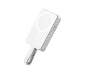 Romoss WMS10 10000mAh bílá / Powerbanka / 30W / USB-C + Lightning + kabel