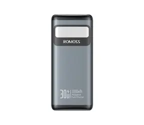 Romoss PMT30 30000mAh černá / Powerbanka / 30W / 2x USB-A + 1x USB-C + 1x Lightning 