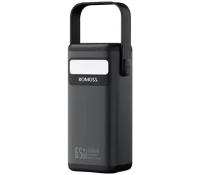Romoss PMT40 40000mAh černá / Powerbanka / 65W / 2x USB-A + 1x USB-C + 1x Lightning 