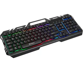 Sandberg IronStorm Keyboard BE černá / herní klávesnice / drátová / RGB / USB