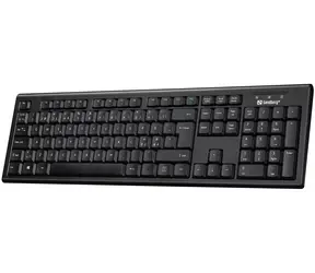 Sandberg USB Wired Office Keyboard Nord černá / klávesnice / drátová / USB