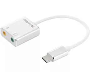 Sandberg USB-C to Sound Link / adaptér USB-C na 2x 3.5mm jack