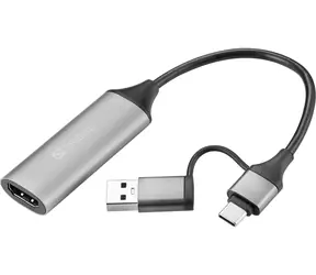 Sandberg HDMI Capture Link to USB-C/A / adaptér HDMI Capture Link na USB-C/A
