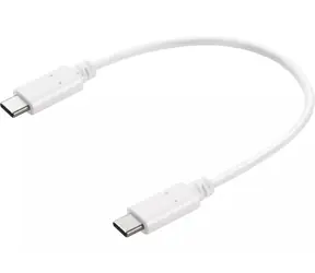 Sandberg USB-C Charge Cable 0.2m 65W bílá / nabíjecí kabel USB-C na USB-C