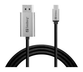 Sandberg USB-C to DisplayPort Cable 2M černá / kabel HDMI na USB-C