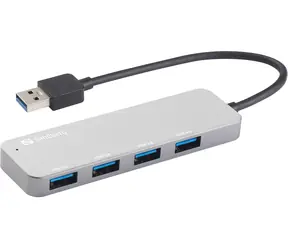 Sandberg USB 3.0 Hub 4 ports šedá / 4x USB-A