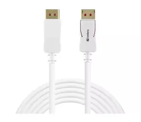 Sandberg DisplayPort 1.4 8K60Hz 2m bílá / kabel DP na DP