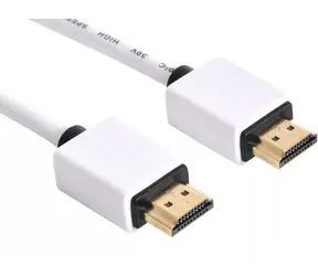 Sandberg HDMI 2.0 2m bílá / kabel HDMI na HDMI
