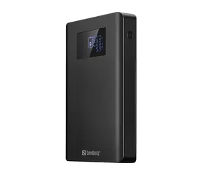 Sandberg Laptop Powerbank 20000mAh černá / 1x USB-A + 1x USB-C + 2x DC / PD100W 