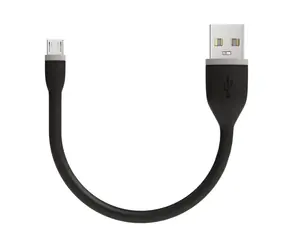 Satechi Flexible kabel USB - microUSB 0.15m černá