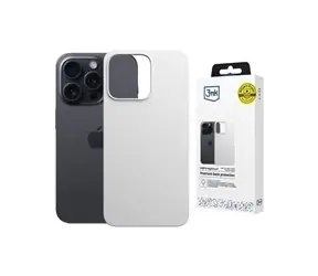3mk Hardy MagSilicone zadní kryt pro Apple iPhone 15 Pro Max Silver-White