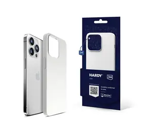 3mk Hardy Silicone MagCase zadní kryt pro Apple iPhone 15 Pro Silver-White