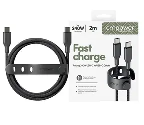 PanzerGlass empower 240W USB-C to USB-C Cable USB 2.0 2M černá