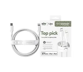 PanzerGlass empower 60W USB-C to Lightning USB 2.0 1.2m  bílá
