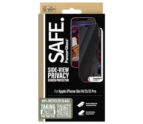 PanzerGlass SAFE Ultra-Wide Fit Privacy Glass pro iPhone 16e/14/13/13 Pro