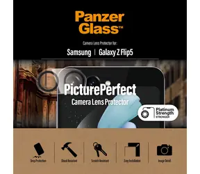 PanzerGlass Ochranný kryt objektivu PicturePerfect pro Samsung Galaxy Z Flip5 černá