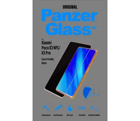 PanzerGlass Tvrzené sklo Case Friendly pro Xiaomi Poco X3 NFC/X3 Pro černá