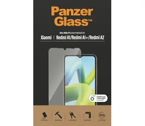 PanzerGlass Tvrzené sklo UWF pro Xiaomi Redmi A2 černá