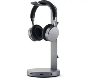 Satechi Headphone Stand Hub šedá / držák sluchátek / hliník