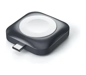 Satechi USB-C Magnetický nabíjecí dock pro Apple Watch šedá