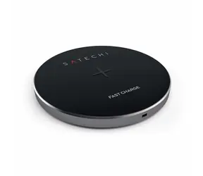Satechi Wireless Charging Pad šedá / Bezdrátová nabíječka / Qi / 9W