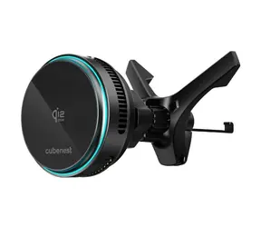 CubeNest Qi2-25W Magnetic Wireless car cooling charger SQ1C2  / Qi2.2 Chladící magnetická bezdrátová nabíječka do auta