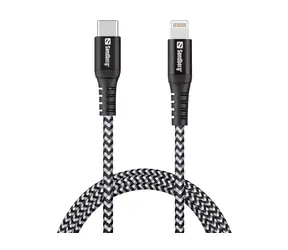 Sandberg Survivor USB-C PD - Lightning 1M / nabíjecí kabel USB-C na Lightning