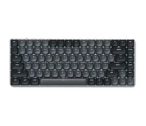 Satechi SM1 Slim šedo-černá / bezdrátová klávesnice / mechanická / Bluetooth / USB-C / podsvícená / US layout