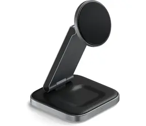 Satechi 3in1 Foldable Charging Stand černá / Skládací nabíjecí stojánek / Qi2 / 15W