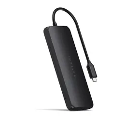 Satechi USB-C Hybrid Multiport černá / adaptér / HDMI / SSD / 2x USB-A / PD 100 W