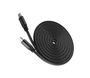 Epico UltraLink 240W magnetický kabel USB-C na USB-C EC40 černá / 1,5 m / 240 W / 480Mb/s