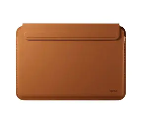 Epico Uni Leather Sleeve compatible with 14" Laptops hnědá / pouzdro na notebook