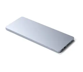 Satechi USB-C Slim Dock modrá / Dokovací stanice pro Apple iMac 24" 2021/2023 / 2x USB-C / 2x USB-A / microSD / SD 