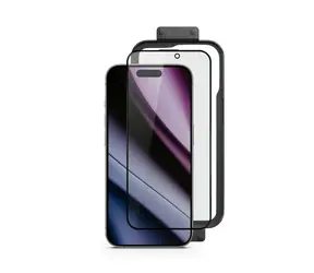 Epico AntiReflective Glass 3D DF ochranné sklo pro iPhone 13/13 Pro/14/16e / Ultra-široké krytí / s aplikátorem