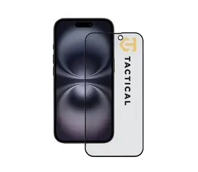 Tactical Glass Shield Privacy Stealth 5D sklo pro Apple iPhone 15/16 Black