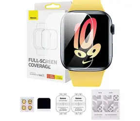Baseus Ochranná fólie 41 mm pro hodinky Apple Watch 7/8 čirá