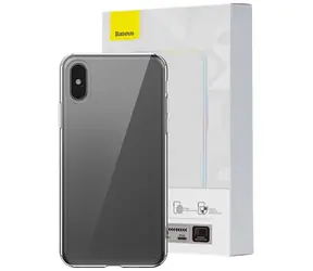 Baseus Simple Průhledné pouzdro pro Apple iPhone XS MAX  transparentní