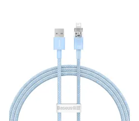 Baseus CATS010003 Rychlonabíjecí kabel USB-A na Lightning Explorer Series 1 m 2.4A modrá