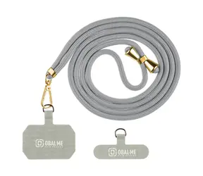 OBAL:ME NeckTag Allure Popruh na Telefon Light grey
