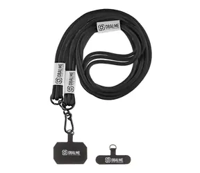 OBAL:ME NeckTag Trio Popruh na Telefon Black